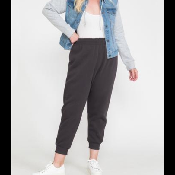 🆕️ PLUS Size Gray Joggers - Picture 2 of 5